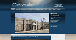 Desktop Screenshot of hazletownship.com